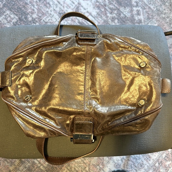 Leather Michael Kors Shoulder Bag - Antique Gold Colour - Picture 6 of 6